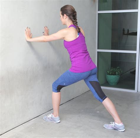 How to Do a Standing Calf Stretch | POPSUGAR Fitness