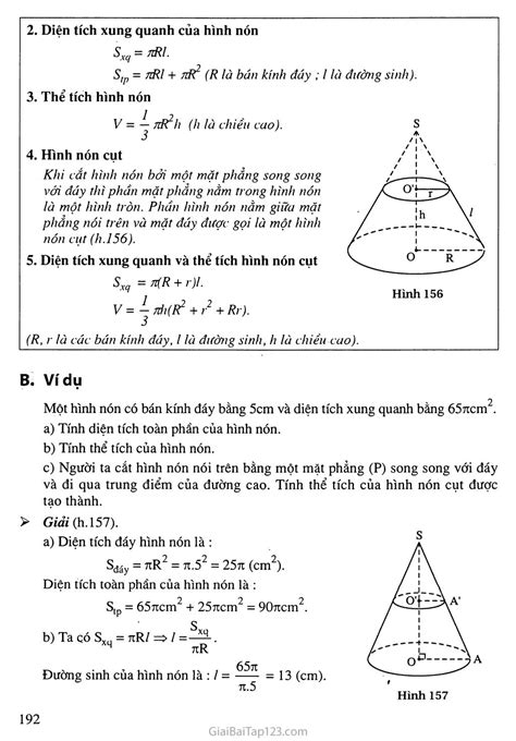 Diện tích hình nón: Bí mật cần biết để tính toán chính xác [Hướng dẫn ...