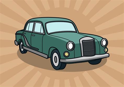 Retro Car Vector 464827 Vector Art at Vecteezy