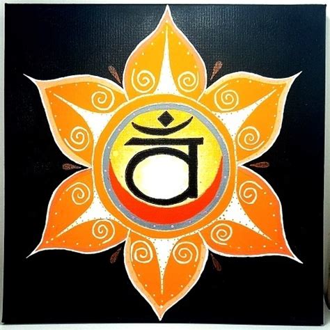 Sacral Chakra Symbol Painting | Serene Healing Reiki Studio