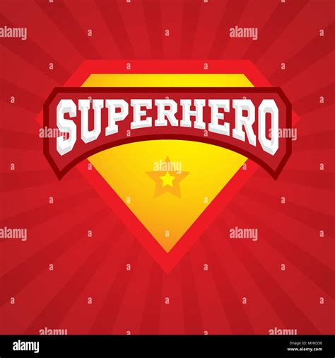 Superhero logo template. The icon of a superhero and super powers ...