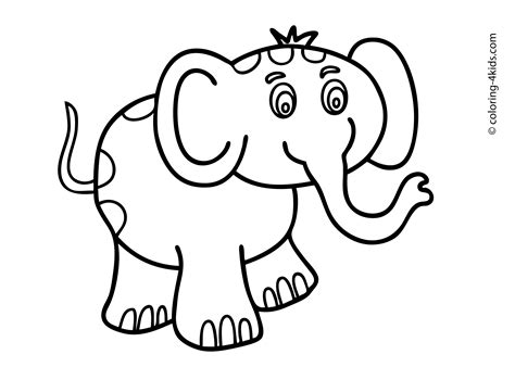 Animal Drawings For Kids To Color - ClipArt Best