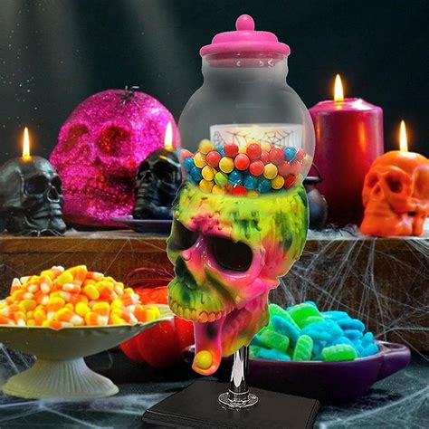 Amazon.com - Halloween Skull Cool Candy Dispensing Machine, Gumball ...