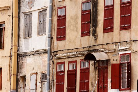Old Town Houses In Greece Free Stock Photo - Public Domain Pictures