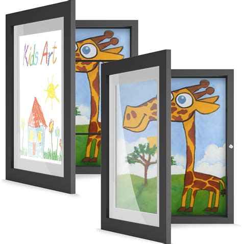 Amazon.com: Kids Artwork Frames Changeable(2pack)8.5x11 American Kids ...