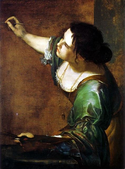 Self Portrait As The Allegory Of Painting -- 1638-39 -- Artemisia ...