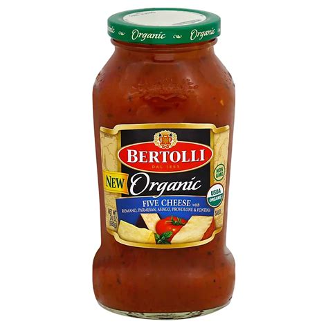 Bertolli Organic Five Cheese Sauce - Shop Pasta Sauces at H-E-B