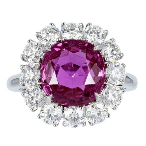 Pink Sapphire Diamond Ring Pink Sapphire Diamond Ring, Sapphire Jewelry, Diamond Solitaire Rings ...