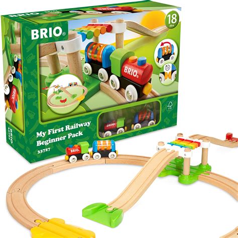 Brio My First Railway - 33727 Beginner Pack | Wooden Toy Train Set For ...