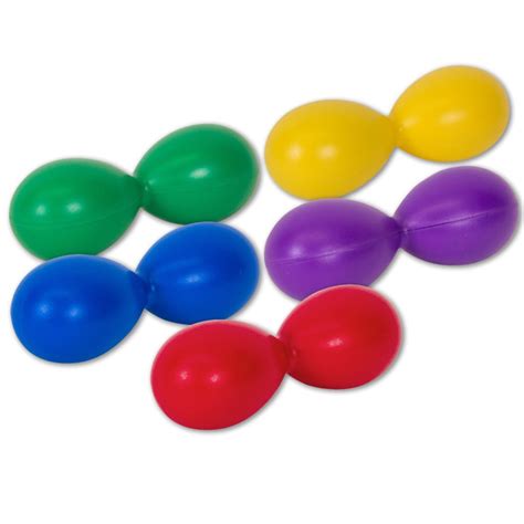 Double Egg Shakers, Set of 5 - WEPSH90115 | Westco Educational Products | Instruments