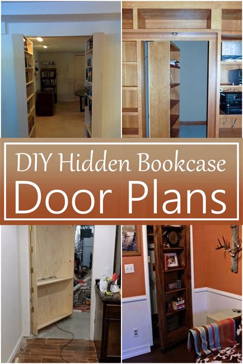 7 DIY Hidden Bookcase Door Plans - DIY Crafts