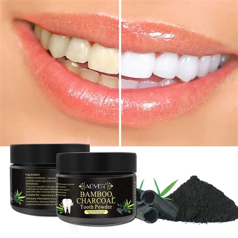 Teeth Whitening Powder Natural Activated Charcoal Whitening Tooth Teeth Powder-in Teeth ...