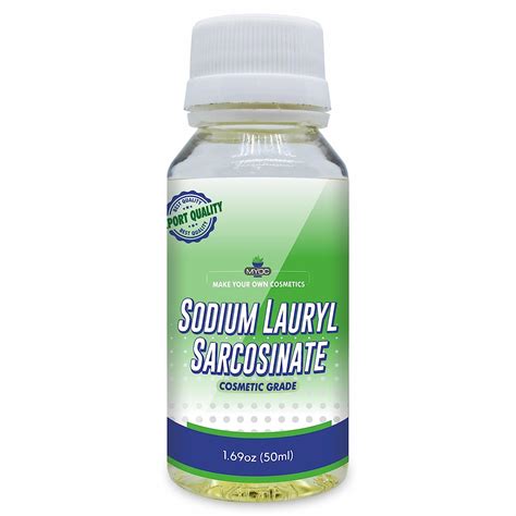 Myoc Sodium Lauryl Sarcosinate - 50 Ml (1.69 Fl. Oz), Sodium Lauryl Sarcosinate Liquid, Sodium ...