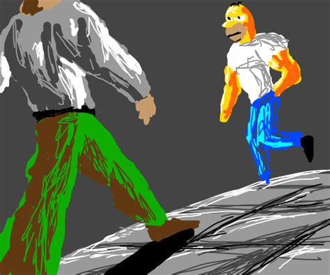 Homer Simpson VS Peter Griffin - Drawception