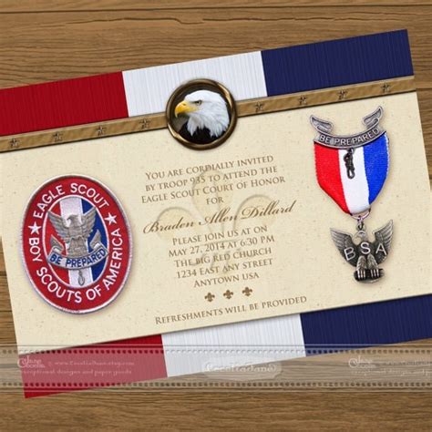 eagle scout court of honor invitations eagle scout eagle