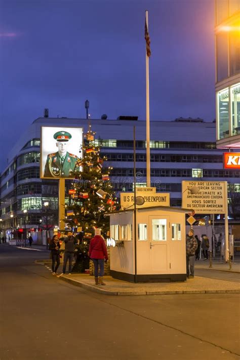 Checkpoint Charlie, Crossing Point between East and West during the Cold War, Berlin, Germany ...