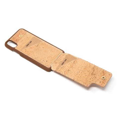 Flip Phone Case in cork for iPhone X | Vegan Accessories – Pelcor Store