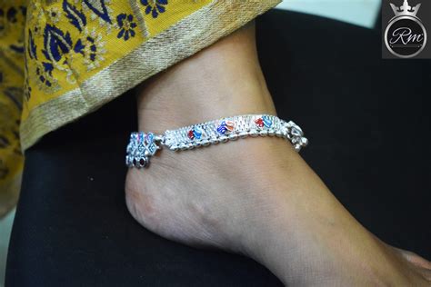 AD Studded Anklet(Payal) for Women. – RajMataJewels