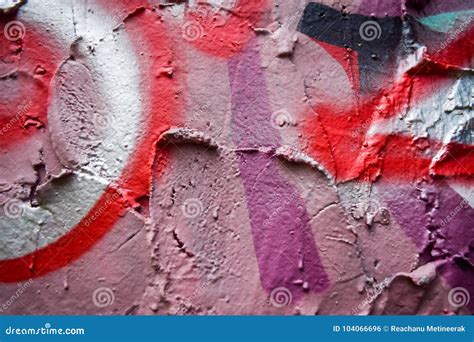 Graffiti on the pink wall stock photo. Image of background - 104066696