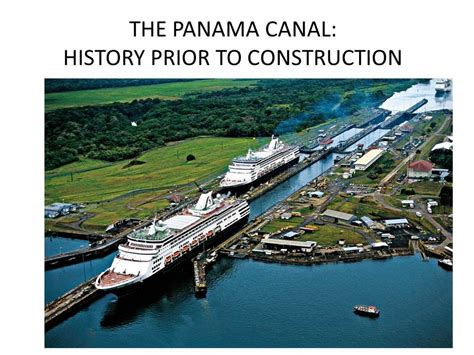 The Panama Canal - History Prior to Construction - YouTube