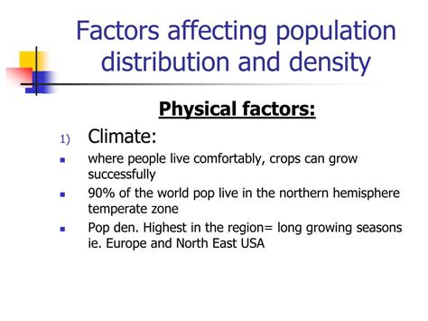 PPT - Population distribution and density PowerPoint Presentation, free download - ID:6366369