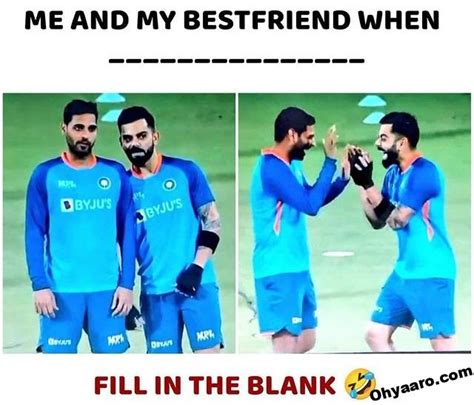 Virat Kohli & Bhuvneshwar Kumar Memes Pics – Oh Yaaro