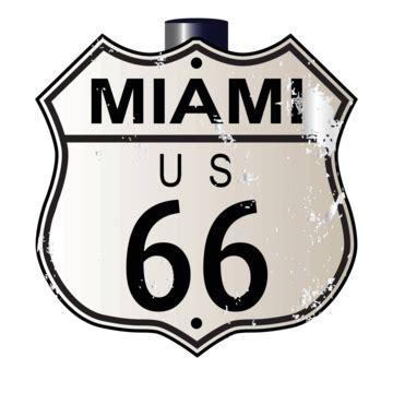 Route 66 Sign On Grey Car Background Vector American Vector, Background, Vector, American PNG ...
