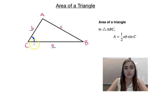 Sine Rule for the Area of a Triangle - YouTube