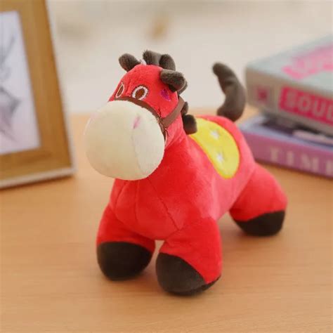 23cm Super Kawaii Horse Plush Toy Soft Mini Cartoon Horse Stuffed Animal Doll Car&Bedroom Window ...