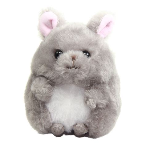 Chinchilla Plushie Kawaii Plush Collection Grey Standard Size 6 Inches