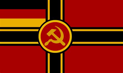 Communist Germany flag : vexillology