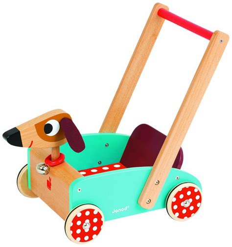 Amazon.com: Crazy Doggy Cart: Toys & Games Toddler Toys, Baby Toys, Kids Toys, Wood Cart, Dog ...
