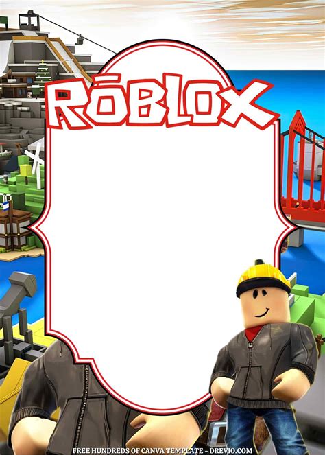 Free Roblox Birthday Invitations | Download Hundreds FREE PRINTABLE ...