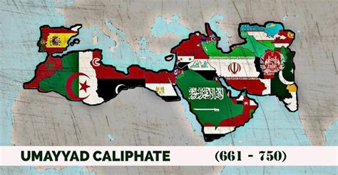 Umayyad caliphate Map with Modern flags : MapPorn