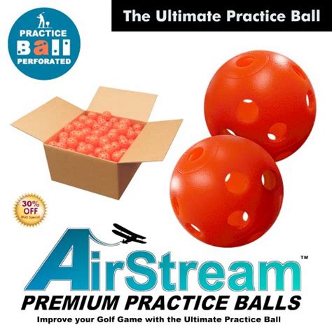 Compare Prices AirStream Wiffle Style Practice Golf Balls Bulk Box ...