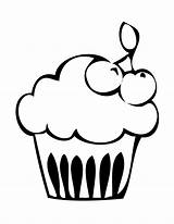 Muffin Coloring Pages  Coloring Home sketch template