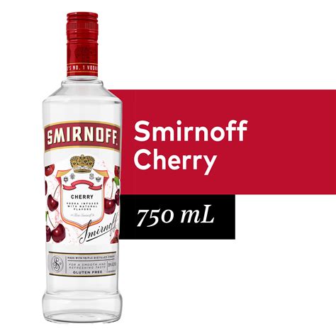 Smirnoff Cherry (Vodka Infused With Natural Flavors) - 750 mL Bottle - Walmart.com - Walmart.com