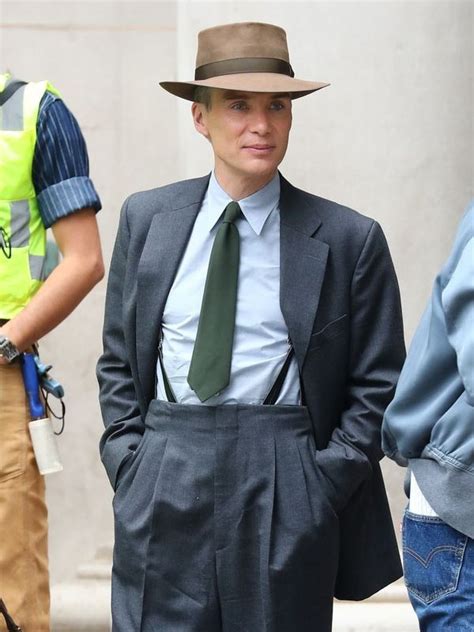 Cillian Murphy Oppenheimer 2023 Grey Suit - Movie Jackets