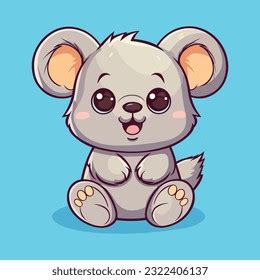 Cute Koala Cartoon Koala Clipart Vector Stock Vector (Royalty Free) 2318092035 | Shutterstock