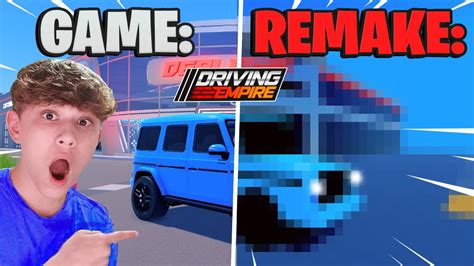 I Tried REMAKING ROBLOX Driving Empire! - YouTube