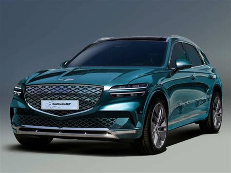 Genesis Electrified GV70 Rendering - Korean Car Blog