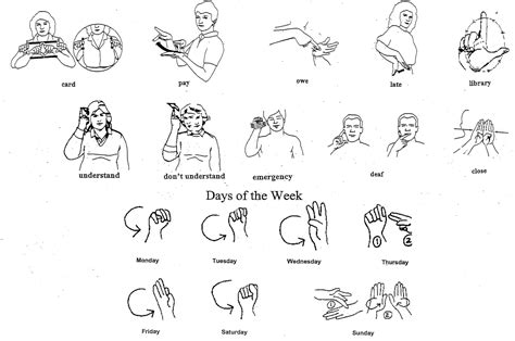 Asl Printable Signs