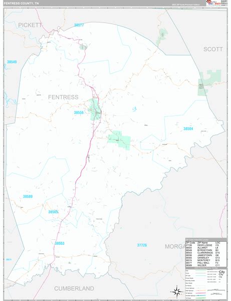 Fentress County, TN Maps