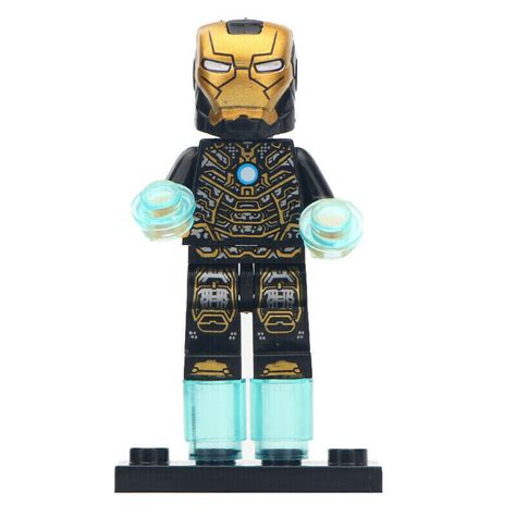 Iron Man Mark 41 MK41 Bones (Skeleton Suit) Marvel Super Heroes Lego ...