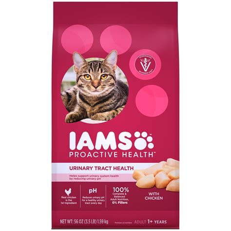 Iams Proactive Health Adult Urinary Tract Health with Chicken Dry Cat Food, 3.5 lb - Walmart.com ...