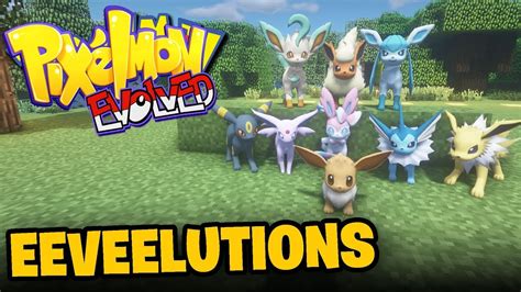 EEVEELUTIONS - Pixelmon: Evolved | #42 #PixelmonEvolved #PixelmonLetsGo ...