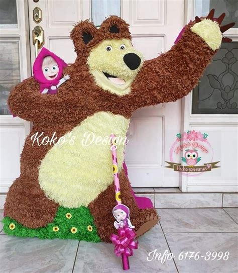 Piñata Masha Y El Oso Masha Y El Oso, Piñata De Caballo, Disfraz De Masha | vlr.eng.br