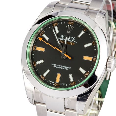 Rolex Milgauss Green Crystal 116400 GV - On Sale Now at Bob's Watches