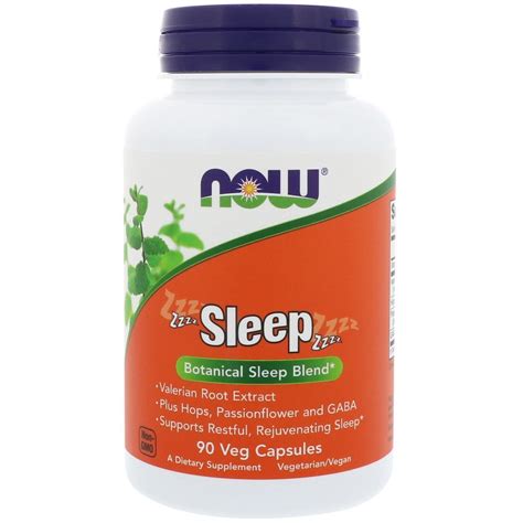 Now Foods, Sleep, Botanical Sleep Blend, 90 Veg Capsules in 2020 | Now foods, Passion flower ...