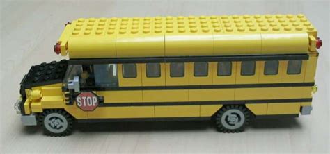 LEGO School bus - Part 2! - All About The Bricks